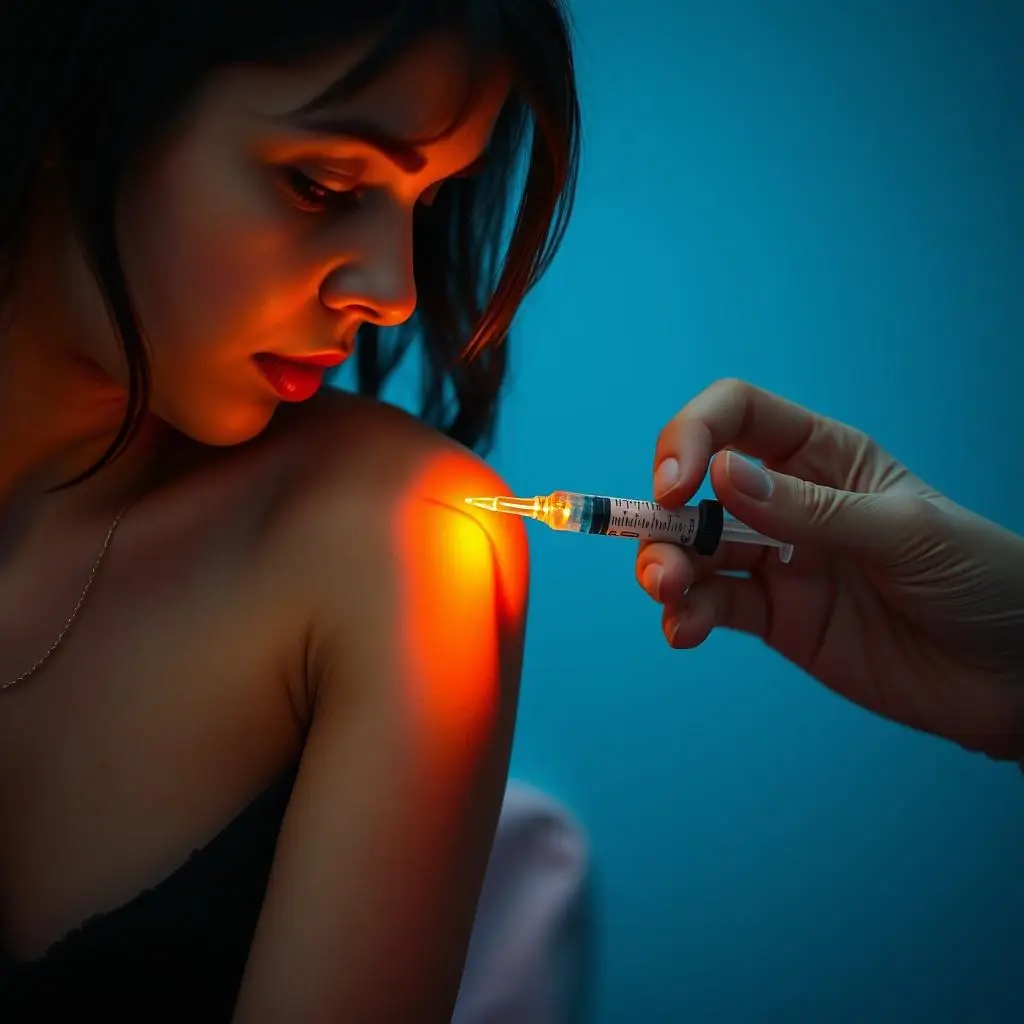 تزریق آمپول به یک دختر مست