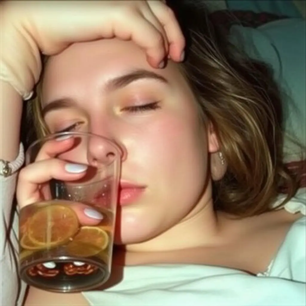 خوابیدن پس از مشروب خوردن و مست کردن